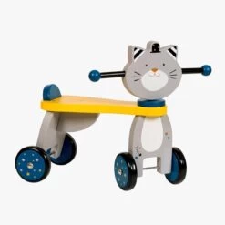 Moulin Roty Porteur Bois Chat -Boutique bébé 666741 3 gris 2