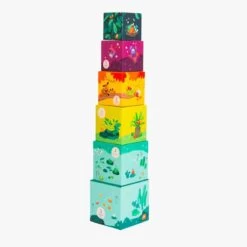 Moulin Roty Cubes Empilables -Boutique bébé 668210 6 gris 1