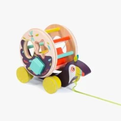 Moulin Roty Boîte à Formes à Tirer Pakou -Boutique bébé 668365 14 gris