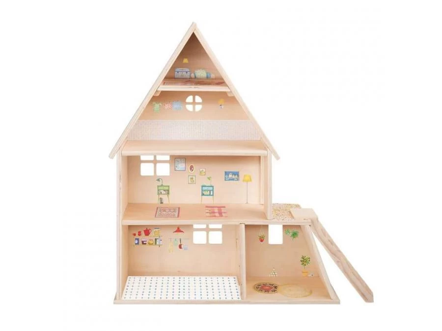 Moulin Roty 632420 - Maison De Poupée Avec Mobilier La Grande Famille 6 Moulin Roty 632420 - Maison De Poupée Avec Mobilier La Grande Famille – Image 4