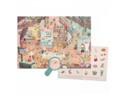 Moulin Roty 632441 - Puzzle A La Maison (100 Pièces) La Grande Famille -Boutique bébé moulin roty 632441 puzzle a la maison 100 pieces la grande famille 900 1
