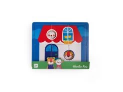 Moulin Roty 661103 - Puzzle à 3 étages Les Popipop