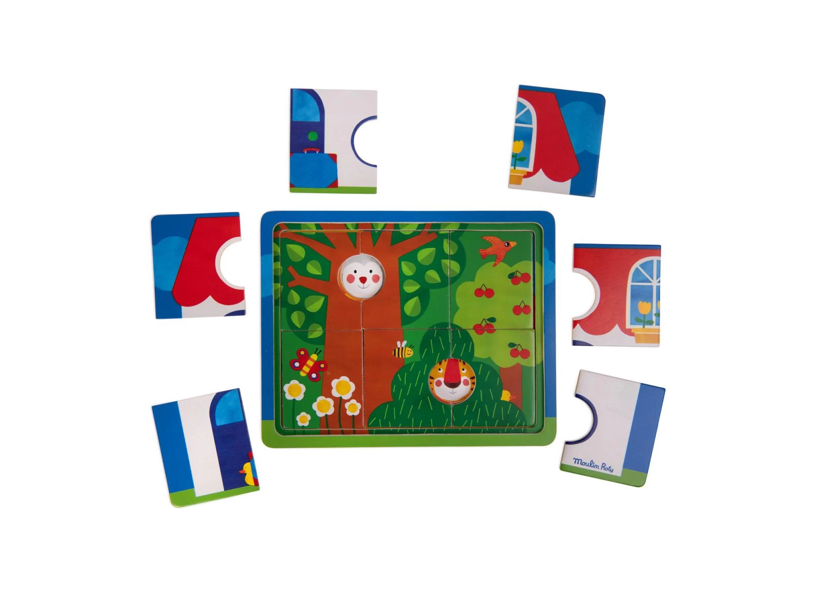 Moulin Roty 661103 - Puzzle à 3 étages Les Popipop 6 Moulin Roty 661103 - Puzzle à 3 étages Les Popipop – Image 4