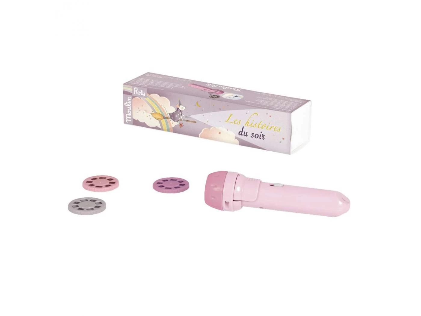 Moulin Roty 664360 - Lampe à Histoires Rose Il était Une Fois (emb/10) 4 Moulin Roty 664360 - Lampe à Histoires Rose Il était Une Fois (emb/10) – Image 2