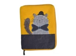 Moulin Roty 666081 - Protège Carnet De Santé Chat Gris Les Moustaches