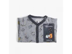 Moulin Roty 666803 - Pyjama 12m Jersey Gris Chiné Allover Chats Les Moustaches -Boutique bébé moulin roty 666803 pyjama 12m jersey gris chine allover chats les moustaches 1400 2