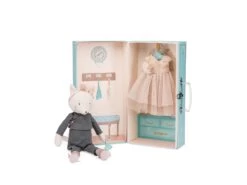 Moulin Roty 667150 - Valise La Penderie De Célestine La Petite école De Danse -Boutique bébé moulin roty 667150 valise la penderie de celestine la petite ecole de danse poupees et accessoires 1600 2