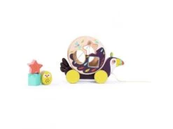 Moulin Roty 668365 - Toucan Boîte à Formes à Tirer Dans La Jungle -Boutique bébé moulin roty 668365 toucan boite a formes a tirer dans la jungle jouets d eveil 900 2