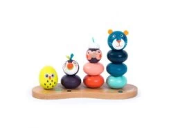 Moulin Roty 668379 - Empilable Animaux Multi-activités Dans La Jungle