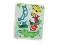 Moulin Roty 668391 - Puzzle Sensoriel Dans La Jungle