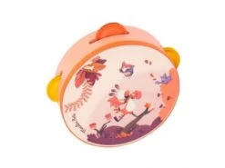 Moulin Roty 668406 - Tambourin Corail Dans La Jungle (emb/6) -Boutique bébé moulin roty 668406 tambourin corail dans la jungle emb 6 dans la jungle 900 2