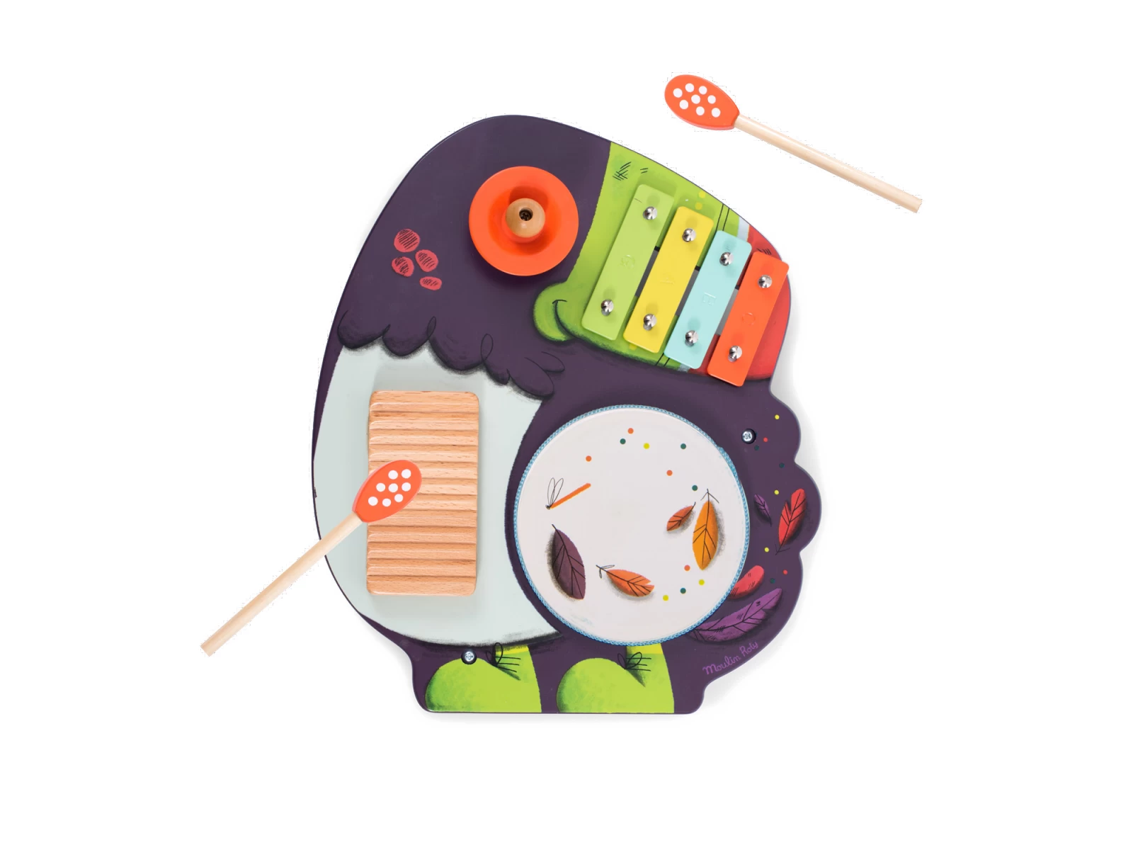 Moulin Roty 668424 - Toucan Multi-activités Musicales Dans La Jungle 3 Moulin Roty 668424 - Toucan Multi-activités Musicales Dans La Jungle