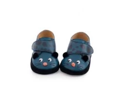 Moulin Roty 668520 - Chaussons Cuir Panthère Bleu Dans La Jungle 0/6 M -Boutique bébé moulin roty 668520 chaussons cuir panthere bleu dans la jungle 0 6 m accessoires de mode 900 1