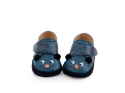 Moulin Roty 668523 - Chaussons Cuir Panthère Bleu Dans La Jungle 18/24 M -Boutique bébé moulin roty 668523 chaussons cuir panthere bleu dans la jungle 18 24 m chaussons 900 1