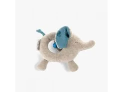 Moulin Roty 669004 - Anneau-hochet éléphant Sous Mon Baobab -Boutique bébé moulin roty 669004 anneau hochet elephant sous mon baobab 1400