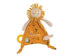 Moulin Roty 669015 - Doudou Attache-tétine Lion Sous Mon Baobab -Boutique bébé moulin roty 669015 doudou attache tetine lion sous mon baobab baobab 900 6
