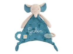 Moulin Roty 669016 - Doudou Attache-tétine éléphant Sous Mon Baobab -Boutique bébé moulin roty 669016 doudou attache tetine elephant sous mon baobab baobab 900 3