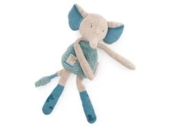 Moulin Roty 669024 - Doudou-hochet éléphant Sous Mon Baobab -Boutique bébé moulin roty 669024 doudou hochet elephant sous mon baobab jouets d eveil 900 1