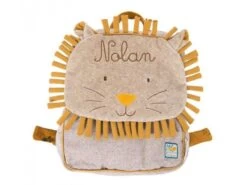 Moulin Roty 669070 - Sac à Dos Lion Sous Mon Baobab -Boutique bébé moulin roty 669070 sac a dos lion sous mon baobab 900 1