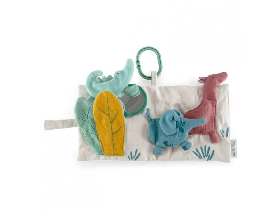 Moulin Roty 669082 - Livre Tissu D'activités Sous Mon Baobab 5 Moulin Roty 669082 - Livre Tissu D'activités Sous Mon Baobab – Image 3