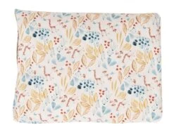 Moulin Roty 669192 - Drap Housse Motif Floral Lit Bébé 70 X 140 Cm Sous Mon Baobab