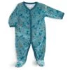 Moulin Roty 669804 - Pyjama 1m Velours Bleu Nuit Sous Mon Baobab