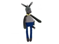 Moulin Roty 675005 - Doudou-hochet âne Pomme Des Bois