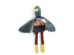 Moulin Roty 675007 - Doudou-hochet Canard Pomme Des Bois -Boutique bébé moulin roty 675007 doudou hochet canard pomme des bois moulin roty 900 1