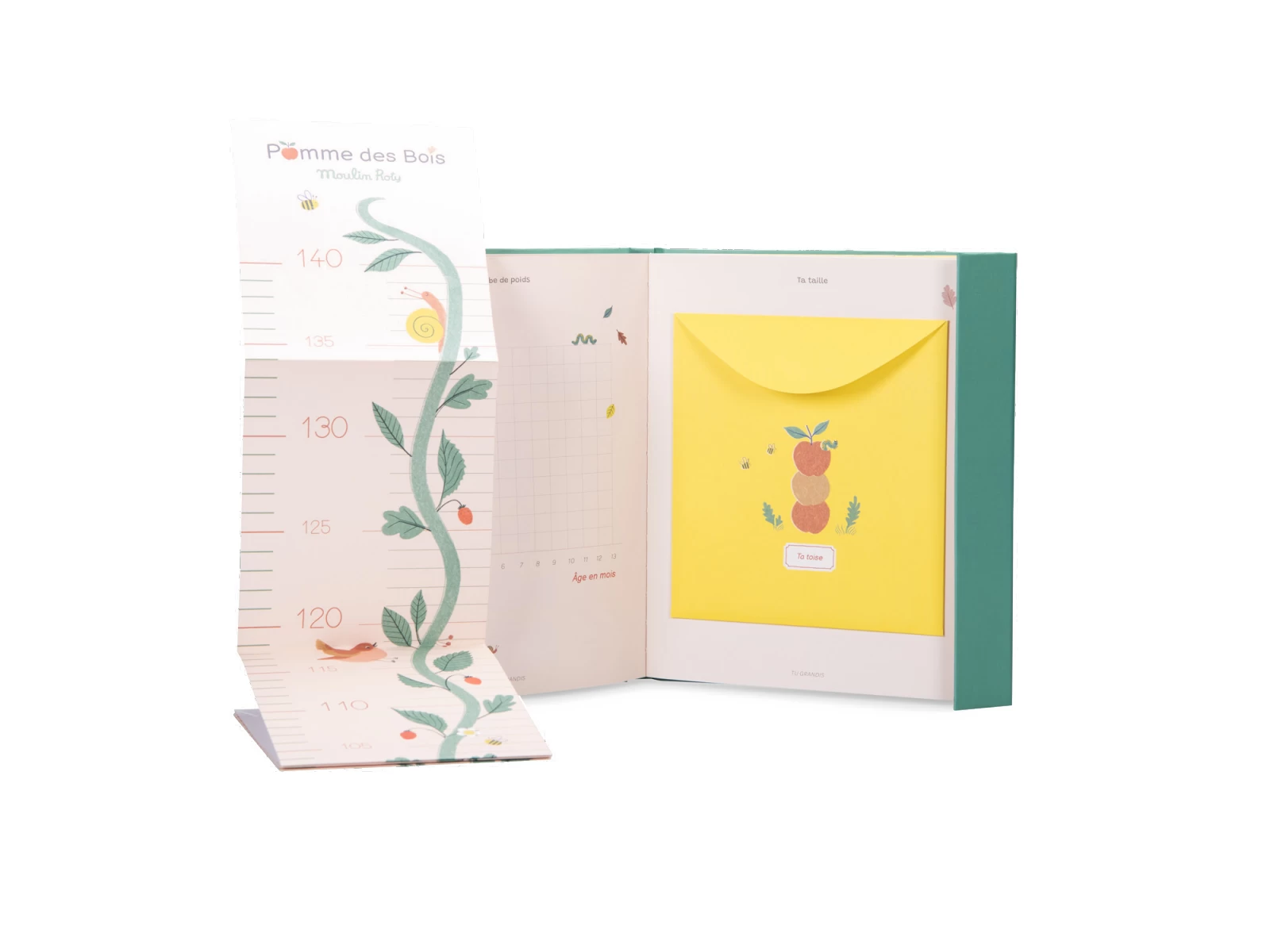 Moulin Roty 675085 - Livre De Naissance Pomme Des Bois (80 Pages) 5 Moulin Roty 675085 - Livre De Naissance Pomme Des Bois (80 Pages) – Image 3