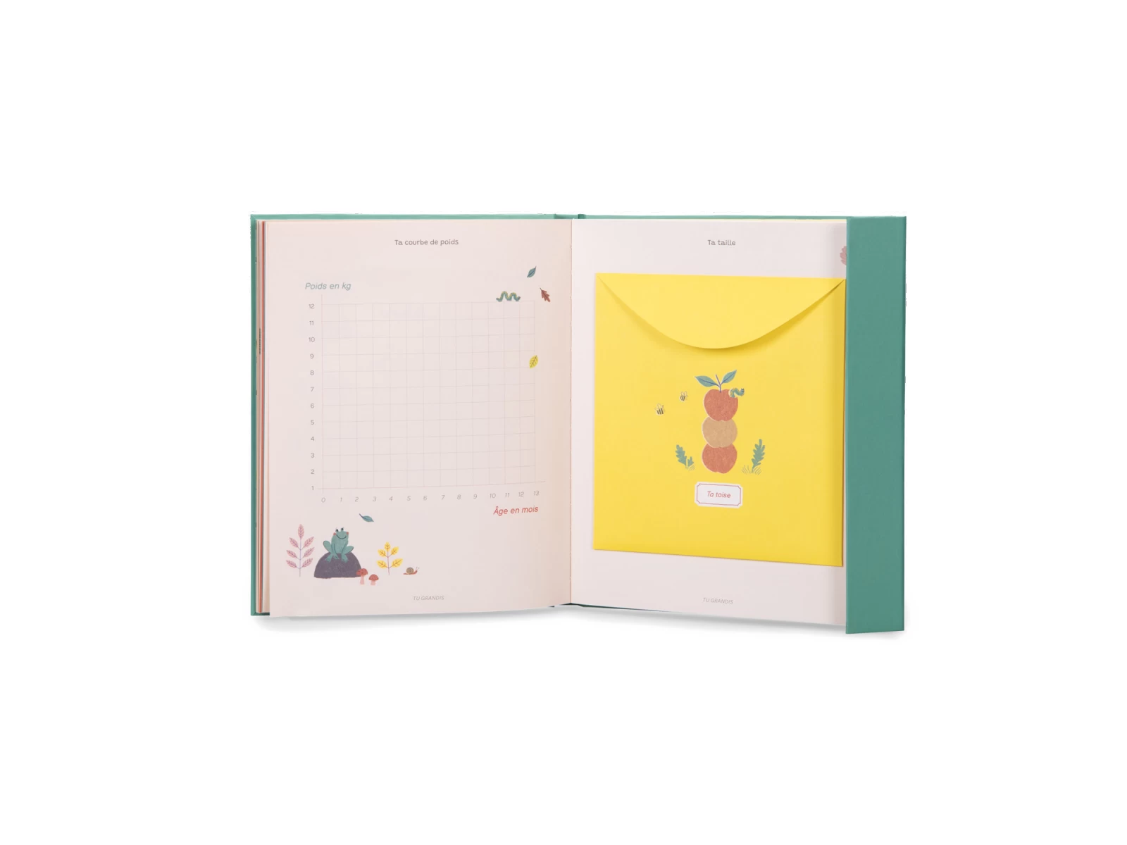 Moulin Roty 675085 - Livre De Naissance Pomme Des Bois (80 Pages) 7 Moulin Roty 675085 - Livre De Naissance Pomme Des Bois (80 Pages) – Image 5