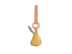 Moulin Roty 678007 - Hochet Anneau Bois Poire Trois Petits Lapins