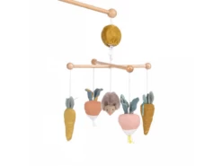 Moulin Roty 678056 - Mobile Musical Croisillon Trois Petit Lapins