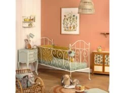 Moulin Roty 678272 - Drap Housse Sauge Lit Bébé 70 X 140 Cm Trois Petits Lapins -Boutique bébé moulin roty 678272 drap housse sauge lit bebe 70 x 140 cm trois petits lapins 1400 1