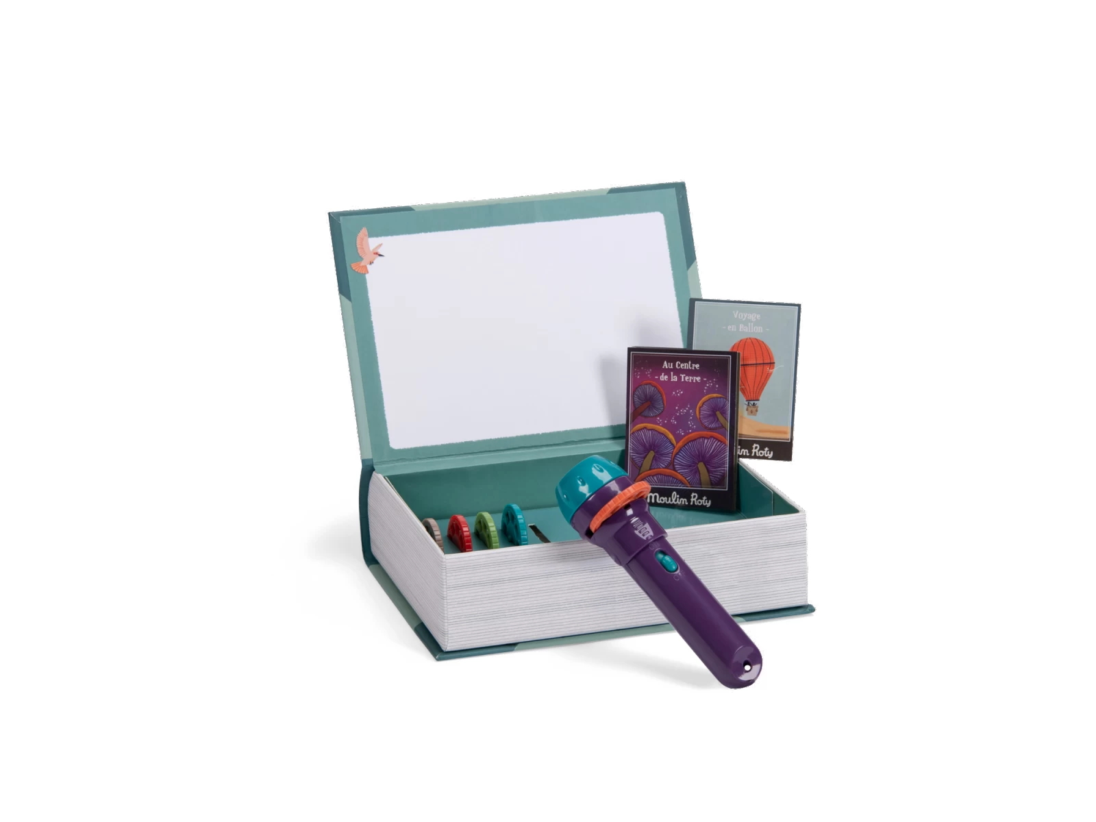 Moulin Roty 711177 - Lampe à Histoires Livre Les Grands Voyages Les Petites Merveilles 4 Moulin Roty 711177 - Lampe à Histoires Livre Les Grands Voyages Les Petites Merveilles – Image 2