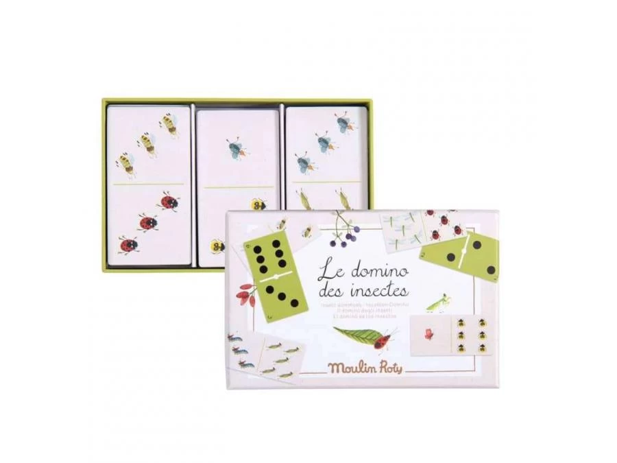 Moulin Roty 712421 - Jeu De Dominos Des Insectes Le Jardin Du Moulin 3 Moulin Roty 712421 - Jeu De Dominos Des Insectes Le Jardin Du Moulin