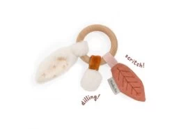 Moulin Roty 715001 - Anneau-hochet Bois Lapin Après La Pluie