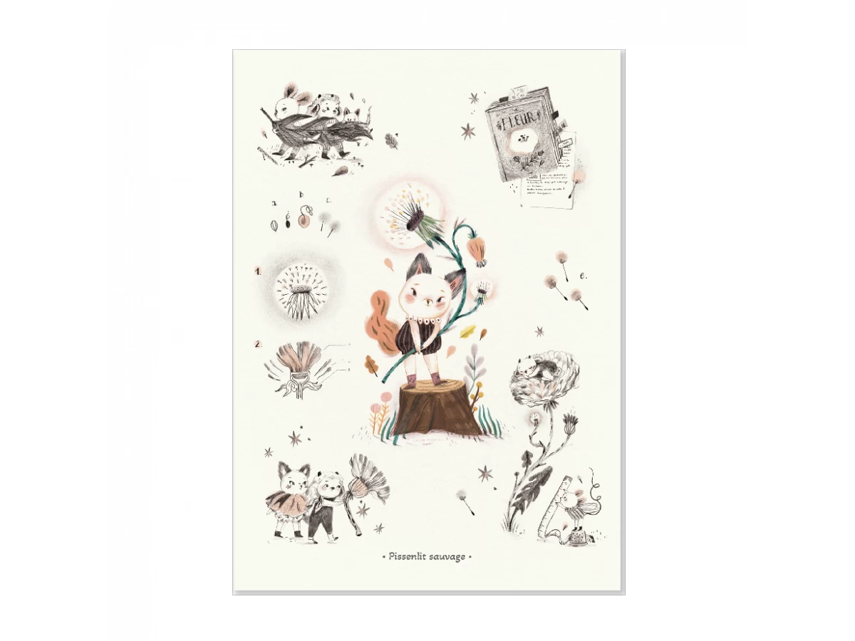 Moulin Roty 715135 - Affiche Pissenlit Sauvage 50x70cm Après La Pluie 3 Moulin Roty 715135 - Affiche Pissenlit Sauvage 50x70cm Après La Pluie