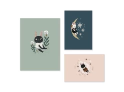 Moulin Roty 715137 - Set De 3 Affiches Après La Pluie -Boutique bébé moulin roty 715137 4