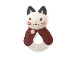 Moulin Roty 715371 - Anneau Caoutchouc Naturel Chat Après La Pluie