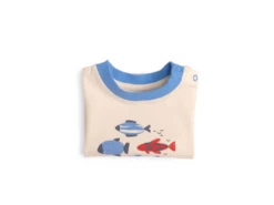 Moulin Roty 719778 - HELIO Tee-shirt 3m Jersey écru Motif Poissons - 3 Mois -Boutique bébé moulin roty 719778 helio tee shirt 3m jersey ecru motif poissons 3 mois 1600 2