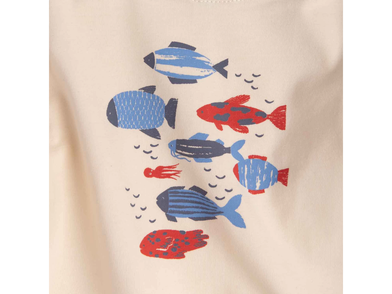 Moulin Roty 719782 - HELIO Tee-shirt 24m Jersey écru Motif Poissons- 24 Mois 6 Moulin Roty 719782 - HELIO Tee-shirt 24m Jersey écru Motif Poissons- 24 Mois – Image 4