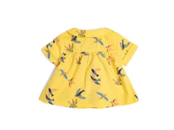 Moulin Roty 719815 - HENRIETTE Chemise 6m Popeline Jaune Imprimé Allover Hirondelles- 6 Mois -Boutique bébé moulin roty 719815 henriette chemise 6m popeline jaune imprime allover hirondelles 6 mois 1600 1