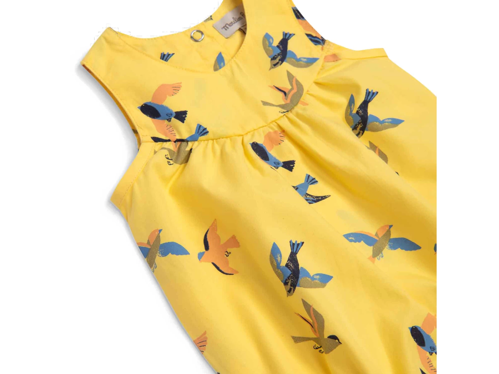 Moulin Roty 719822 - HIRONDELLE Combinaison 12m Popeline Jaune Imprimé Allover Hirondelles- 12 Mois 5 Moulin Roty 719822 - HIRONDELLE Combinaison 12m Popeline Jaune Imprimé Allover Hirondelles- 12 Mois – Image 3