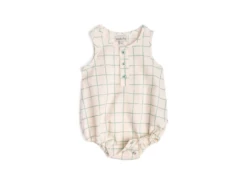 Moulin Roty 719831 - HONORE Combinaison 36m Coton écru Carreaux Verts- 36 Mois -Boutique bébé moulin roty 719831 honore combinaison 36m coton ecru carreaux verts 36 mois 1600 1