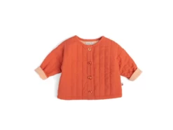 Moulin Roty 719913 - HERMIONE Gilet 24m Lange Plat Orange - 24 Mois