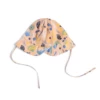 Moulin Roty 719936 - HUGUETTE Chapeau 6/12m Popeline Rose Imprimé Allover Coquillages- 6/12 Mois