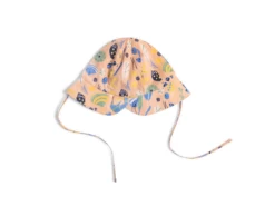 Moulin Roty 719938 - HUGUETTE Chapeau 24/36m Popeline Rose Imprimé Allover Coquillages- 24/36 Mois